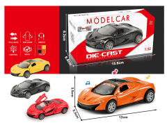 1:32 Die Cast Car Pull Back W/L_M(4C) toys