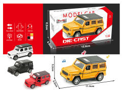 1:32 Die Cast Car Pull Back W/L_M(4C) toys