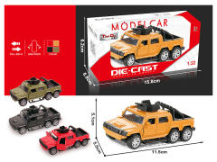 1:32 Die Cast Car Pull Back(4C) toys