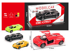 1:32 Die Cast Car Pull Back(4C) toys