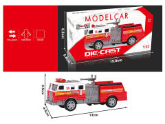 1:32 Die Cast Fire Engine Pull Back toys