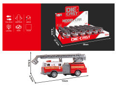 1:32 Die Cast Fire Engine Pull Back W/L_M(12in1) toys