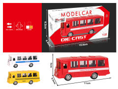 1:32 Die Cast Bus Pull Back(3C) toys