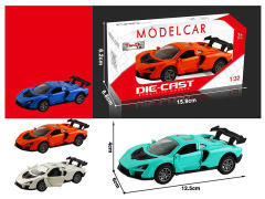 1:32 Die Cast Car Pull Back(4C) toys