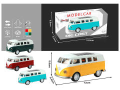 1:32 Die Cast Bus Pull Back W/L_M(4C) toys