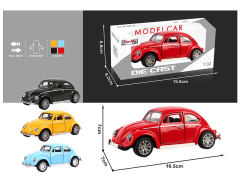 1:32合金回力仿真甲壳虫老爷车(4色)