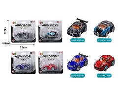 Die Cast Sports Car Pull Back(4S4C) toys