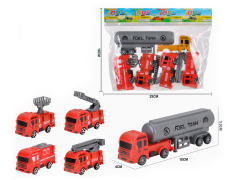 Pull Back Truck & Free Wheel Fire Engine toys