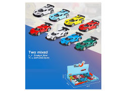 Die Cast Sports Car Pull Back(12in1) toys