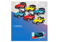 Die Cast Jeep Pull Back(2S3C) toys