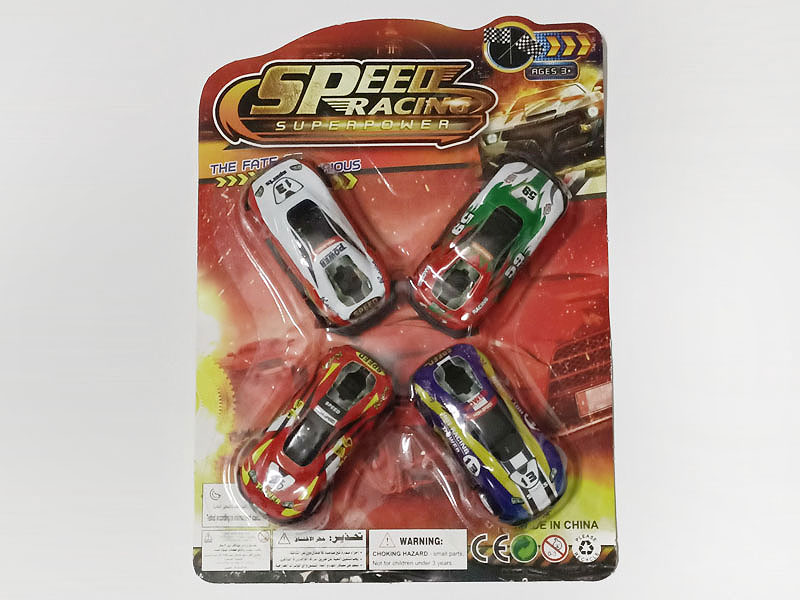 Pull Back Car(4in1) toys