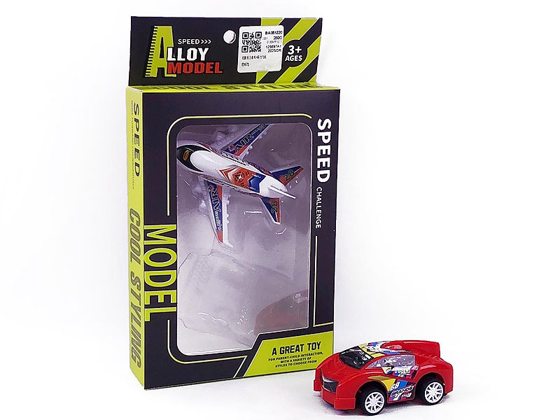 Pull Back Racing Car & Pull Back Airplane toys