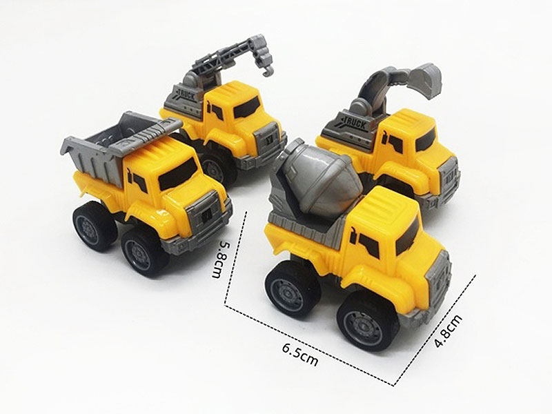 Pull Back Construction Truck toys