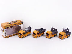 Pull Back Construction Truck(4S) toys