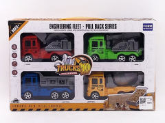 Pull Back Construction Truck(4in1) toys