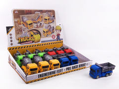 Pull Back Construction Truck(12in1) toys