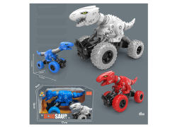 Pull Back Dinosaur(3C) toys