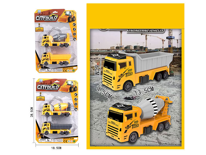 Pull Back Construction Truck(2in1) toys