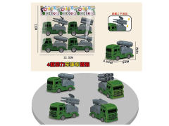 Pull Back Military Car(4in1) toys