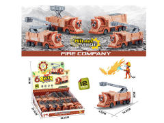 Pull Back Fire Engine(12in1) toys