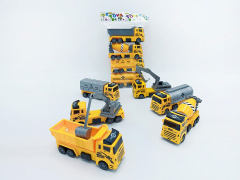 Pull Back Construction Truck(4in1) toys