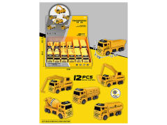 Pull Back Construction Truck(12in1) toys