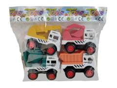 Pull Back Construction Truck(4in1) toys