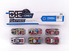 Die Cast Car Pull Back(6in1) toys