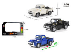 1:36 Die Cast Truck Pull Back(3C) toys