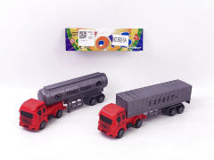 Pull Back Container & Tanker(2in1) toys