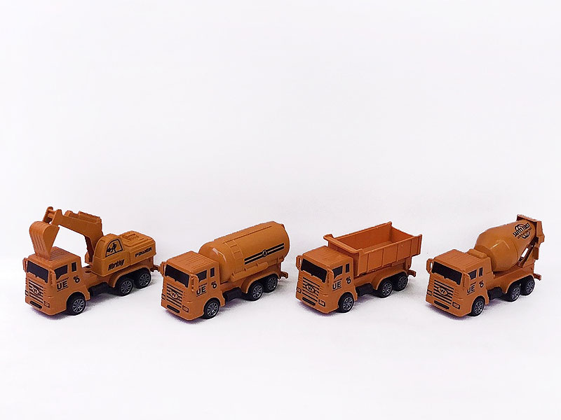 Pull Back Construction Truck(4in1) toys