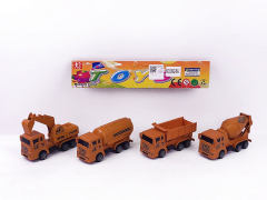 Pull Back Construction Truck(4in1) toys