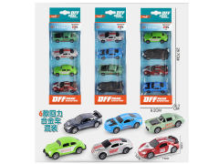 1:64 Die Cast Car Pull Back(4in1) toys