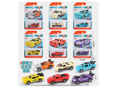 1:64 Die Cast Car Pull Back(6S) toys