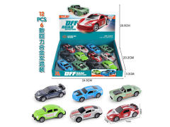 1:64 Die Cast Car Pull Back(12in1) toys