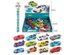 1:64 Die Cast Car Pull Back(12in1) toys