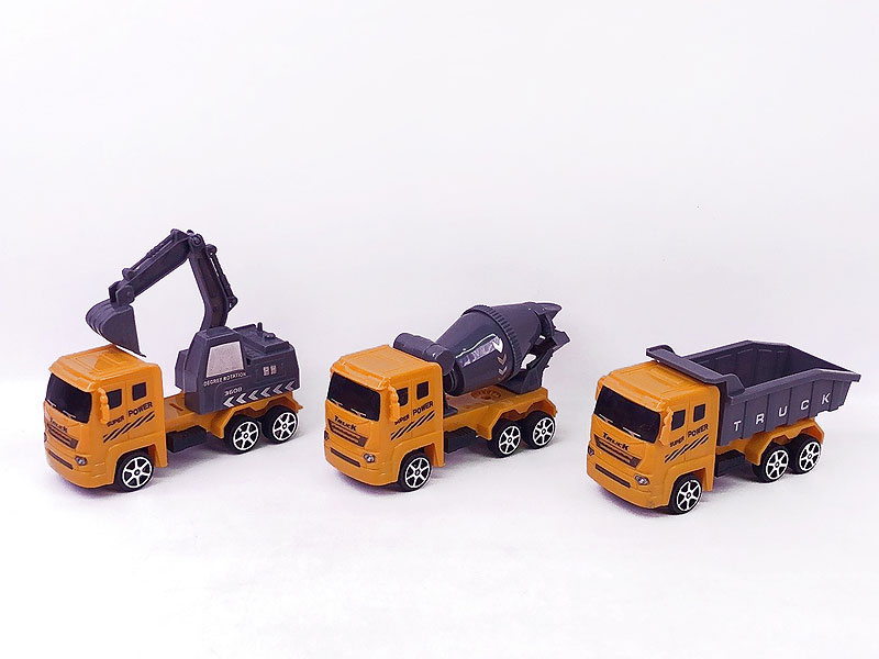 Pull Back Construction Truck(3in1) toys