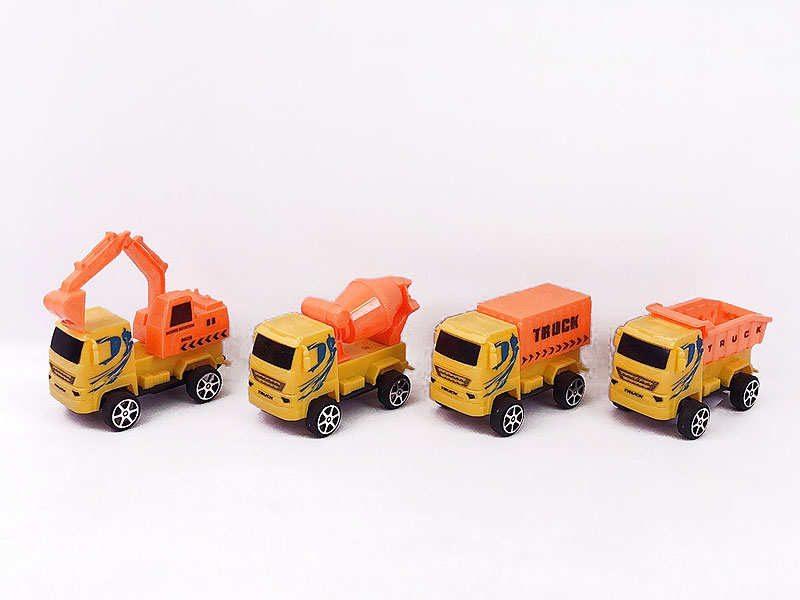 Pull Back Construction Truck(4in1) toys