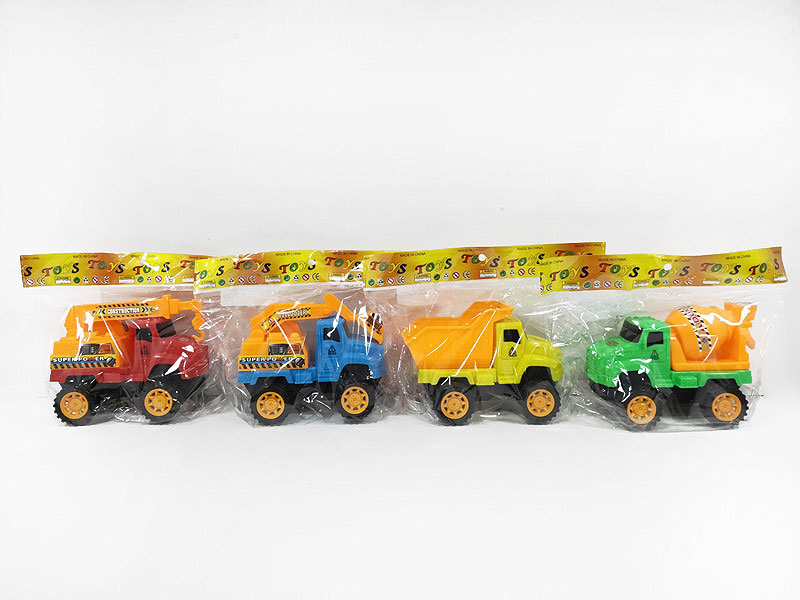 Pull Back Construction Truck(4S4C) toys