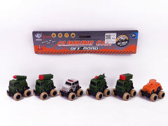 Pull Back Military Car(6in1) toys