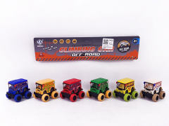 Pull Back Bus(6in1) toys