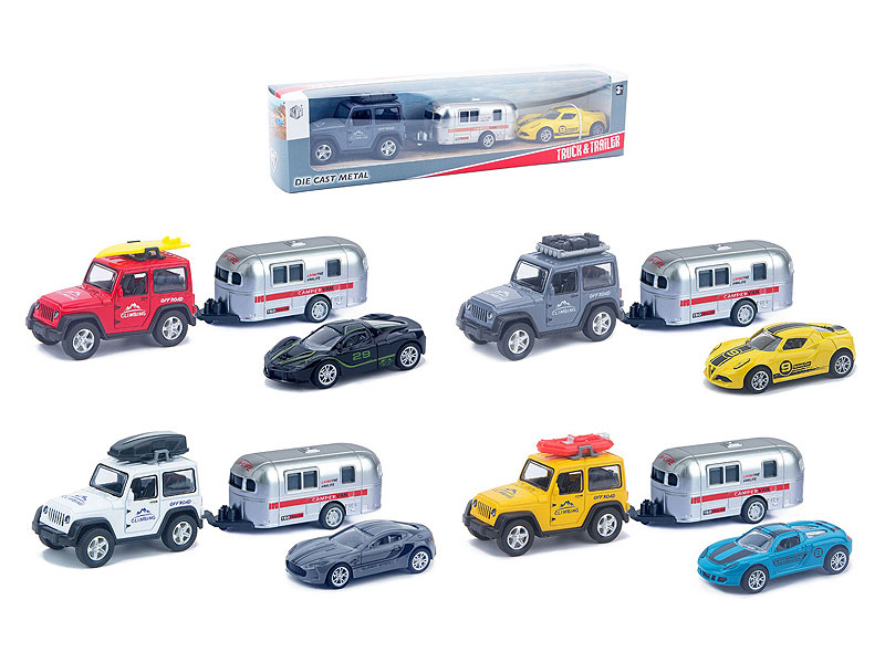 Die Cast Truck Pull Back(4C) toys