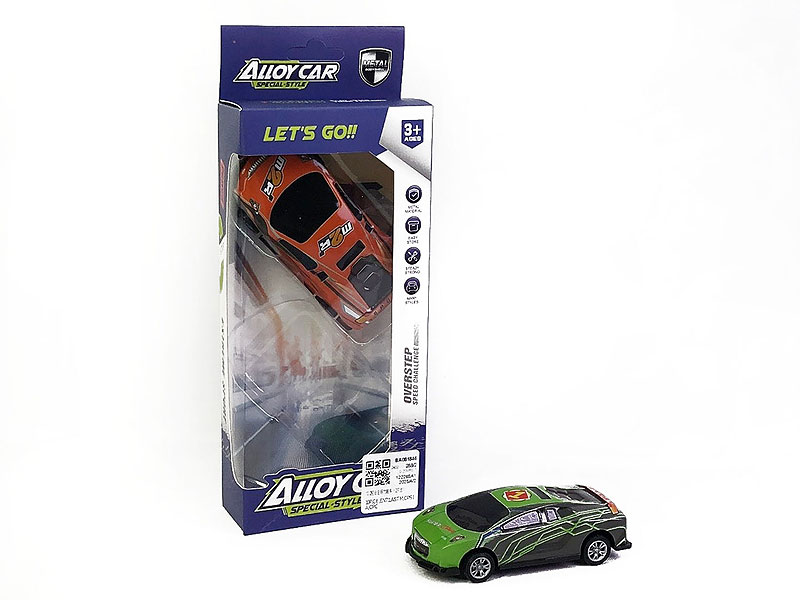 Die Cast Sports Car Pull Back(2in1) toys