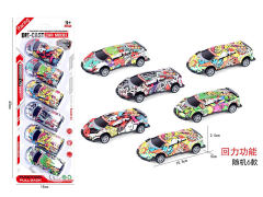 Die Cast Car Pull Back(6in1) toys
