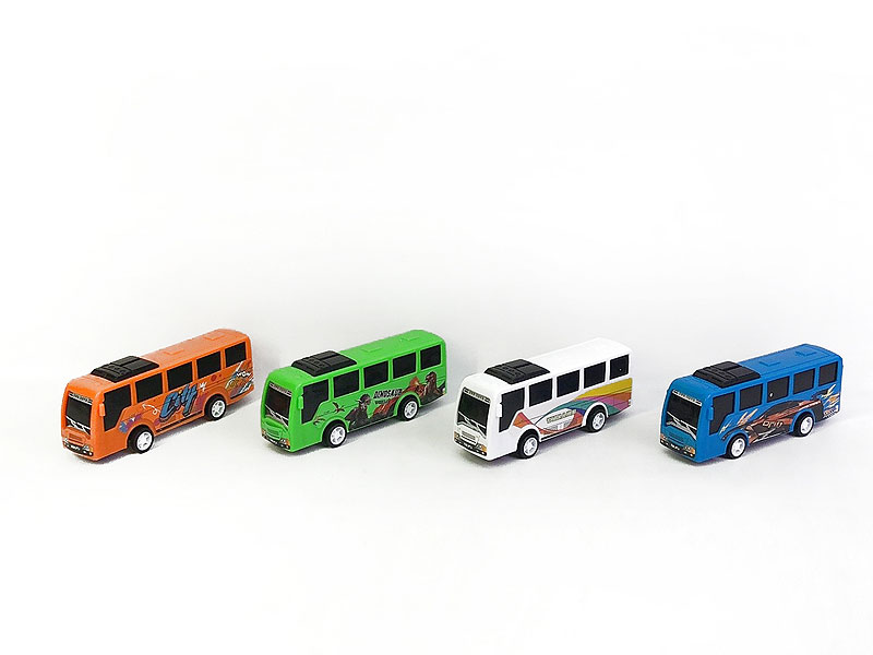Pull Back Bus(4in1) toys