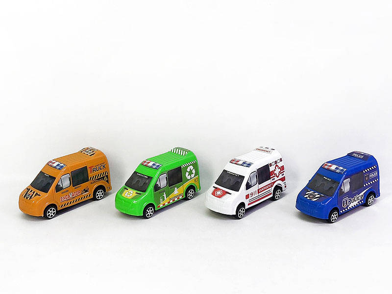 Pull Back Car(4in1) toys