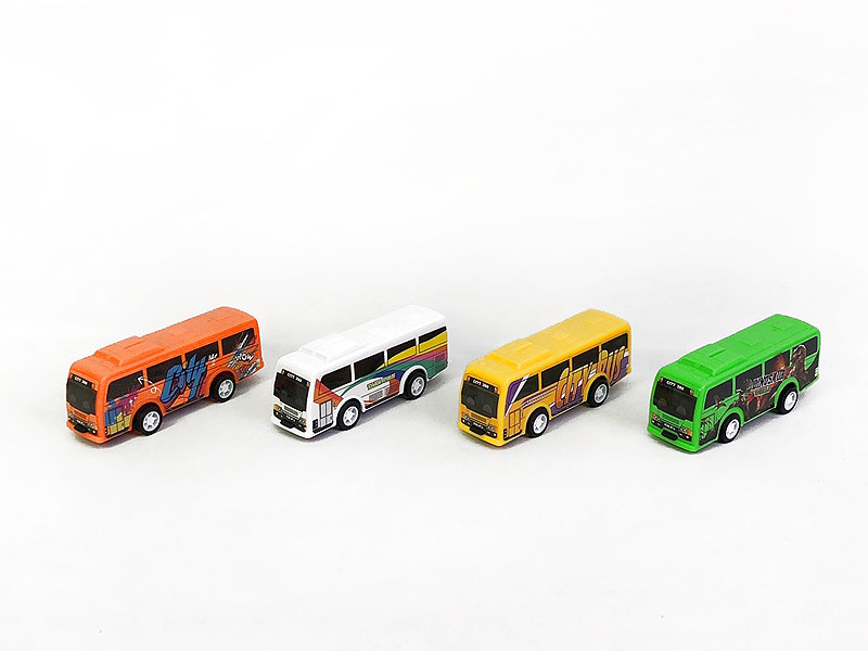 Pull Back Bus(4in1) toys