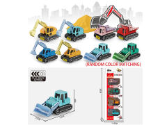 Die Cast Construction Truck Pull Back(4in1) toys