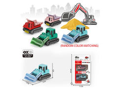 Die Cast Construction Truck Pull Back(2in1) toys