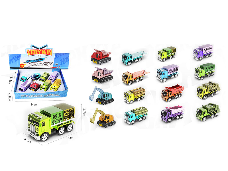 Die Cast Car Pull Back(8in1) toys